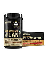 ON GSW Plant Protein - Chocolate + ON Pre Workout- Fruit Punch