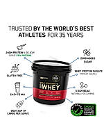 Gold Standard 100% Whey Protein Powder | Double Rich Chocolate | 4 kg + Micronised Creatine Powder | Unflavoured | 250 g