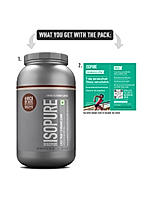 Isopure Whey Protein Isolate Powder with Vitamins for Immune Support - 2 kg (Cookies & Cream)