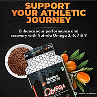 Patanjali Nutrela Sports Organic Omega 3,6,7 & 9 (90 Capsules) | Use Code ACTIVE
