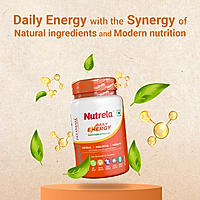 Patanjali Nutrela Daily Energy - Organic B Complex 30 Capsules (Pack of 1)