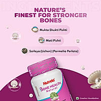 Patanjali Nutrela Bone Health - Natural 30 Capsules Calcium Supplement (Pack of 1)