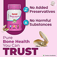 Patanjali Nutrela Bone Health - Natural 30 Capsules Calcium Supplement (Pack of 1)