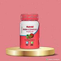 Patanjali Nutrela Iron Complex Natural 30 Capsules (Pack of 1)
