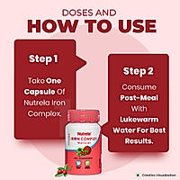 Patanjali Nutrela Iron Complex Natural 30 Capsules (Pack of 1)