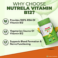 Patanjali Nutrela Vitamin B12 - 30 Veg Capsules (Pack of 1)