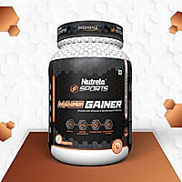 Patanjali Nutrela Sports Mass Gainer French Vanilla-1KG