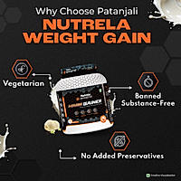 Patanjali Nutrela Sports Mass Gainer French Vanilla-2KG