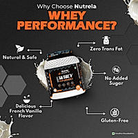 Patanjali Nutrela Sports  100% Whey Performance French Vanilla-2KG