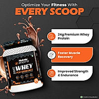 Patanjali Nutrela Sports 100% Whey Performance Chocolate Irish-1KG