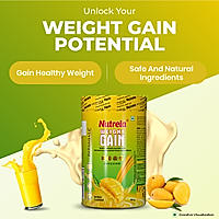 Patanjali Nutrela Weight Gain - Mango Flavour - 500g