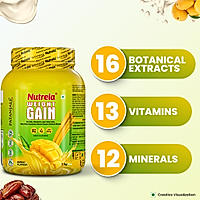 Patanjali Nutrela Weight Gain - Mango Flavour - 1Kg