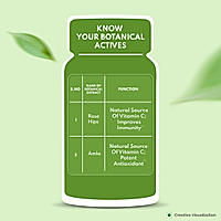 Patanjali Nutrela Vitamin C + Zinc 60 Tablets (Pack of 1)