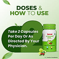 Patanjali Nutrela Vitamin C + Zinc 60 Tablets (Pack of 1)