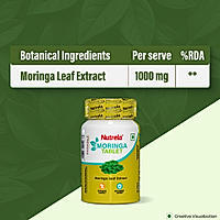 Patanjali Nutrela Moringa 60 Tablets (Pack of 1)