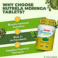 Patanjali Nutrela Moringa 60 Tablets (Pack of 1)