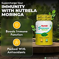 Patanjali Nutrela Moringa 60 Tablets (Pack of 1)