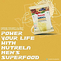 Patanjali Nutrela Men's SuperFood - Vanilla Flavour (150g)