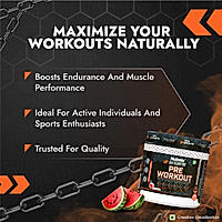 Patanjali Nutrela Sports Pre - Workout (300g) - Watermelon Flavour 