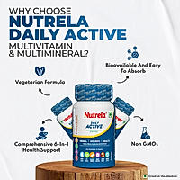 Patanjali Nutrela Daily Active Multivitamin 30 X 2 Capsules (Pack of 2)
