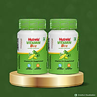 Patanjali Nutrela Vitamin B12 - 30 X 2 Veg Capsules (Pack of 2)