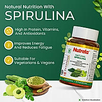 Patanjali Nutrela Natural Spirulina 60 X 2 Tablets (Pack of 2)