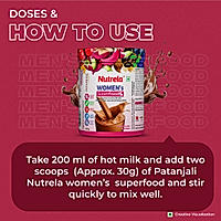 Patanjali Nutrela Women Superfood - Chocolate Flavor - 400g X 2 (Pack of 2)