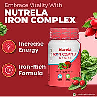 Patanjali Nutrela Iron Complex Natural 30 X 3 Capsules (Pack of 3)