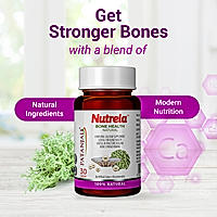 Patanjali Nutrela Bone Health - Natural 30 X 3 Capsules Calcium Supplement (Pack of 3)