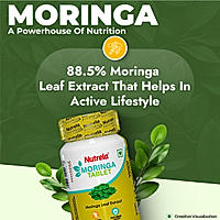 Patanjali Nutrela Moringa 60 X 2 Tablets (Pack of 2)