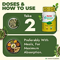 Patanjali Nutrela Moringa 60 X 2 Tablets (Pack of 2)