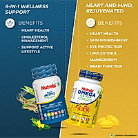 Patanjali Nutrela Daily Active + Organic Omega (Combo)