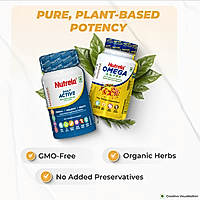 Patanjali Nutrela Daily Active + Organic Omega (Combo)