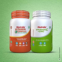 Patanjali Nutrela Vitamin C & Zinc + B - Complex (Combo)