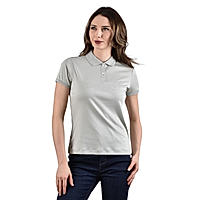 Women's Slim Fit Embroidery Bold Polo (Liquid Touch)