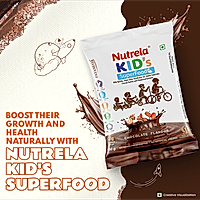 Patanjali Nutrela Kid's SuperFood - Chocolate Flavour (150g)