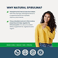 Patanjali Nutrela Natural Spirulina Tablets (Pack of 1)