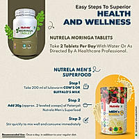 Patanjali Nutrela Men's SuperFood + Moringa Tablet (Combo)