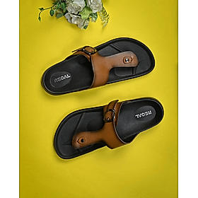 Regal Tan Men Casual Leather Sandals