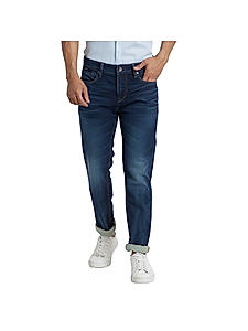 Killer Slim Fit Solid Blue Jeans For Men's
