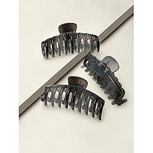 ToniQ Monochrome Hair Claw Clips Gift set (set of 3)