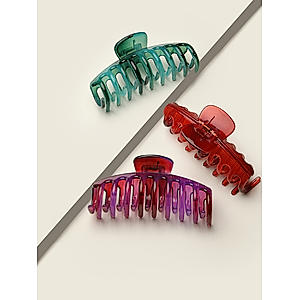 ToniQ Monochrome Hair Claw Clips Gift set (set of 3)