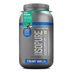 Isopure Whey Protein Isolate Powder with Vitamins for Immune Support |Creamy Vanilla | 1 Kg