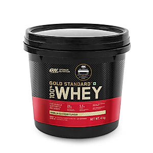 Gold Standard 100% Whey Protein Powder | Vanilla Ice Cream | 4 kg