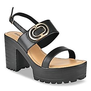 Equal discount heel sandal