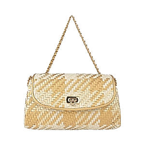 Buy GREEN QUILTED PU CHAIN-STRAP PURSE for Women Online in India