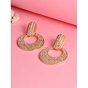 Pearls Gold Plated Classic Drop Earring