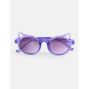 ToniQ Kids Purple Cat Ear Uv Protected Sunglass For Girls