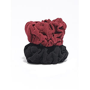 Black and Maroon Basic Rubber Band