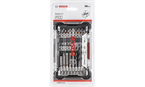 Pick & Click Extra Hard Drill and Drive Mixed Set, 20-piece Mixed Accessory Sets